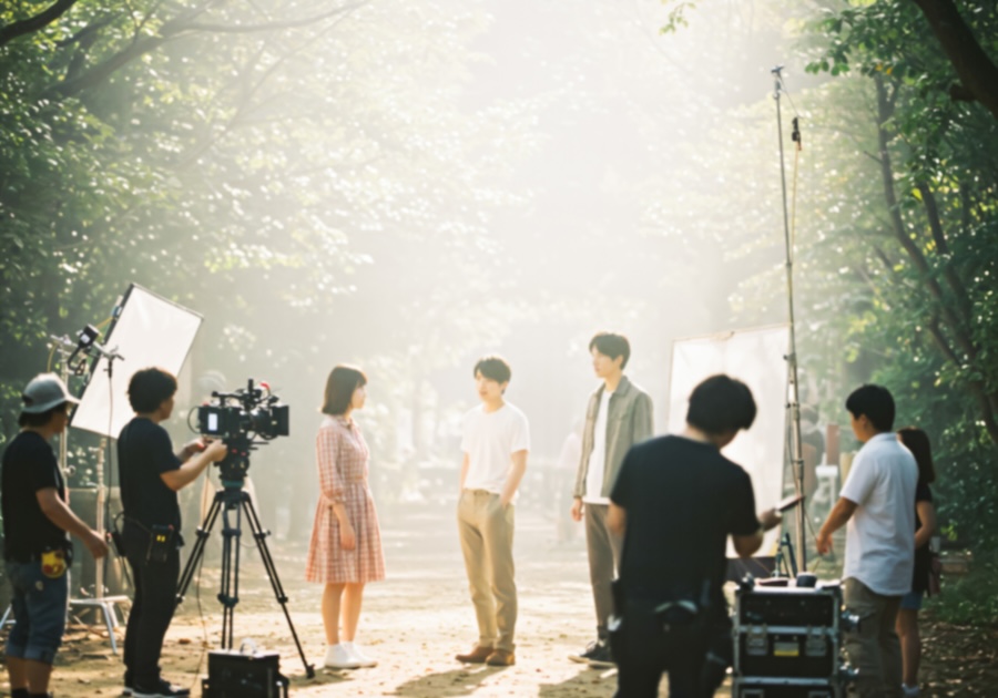 BTSメイキング撮影の様子